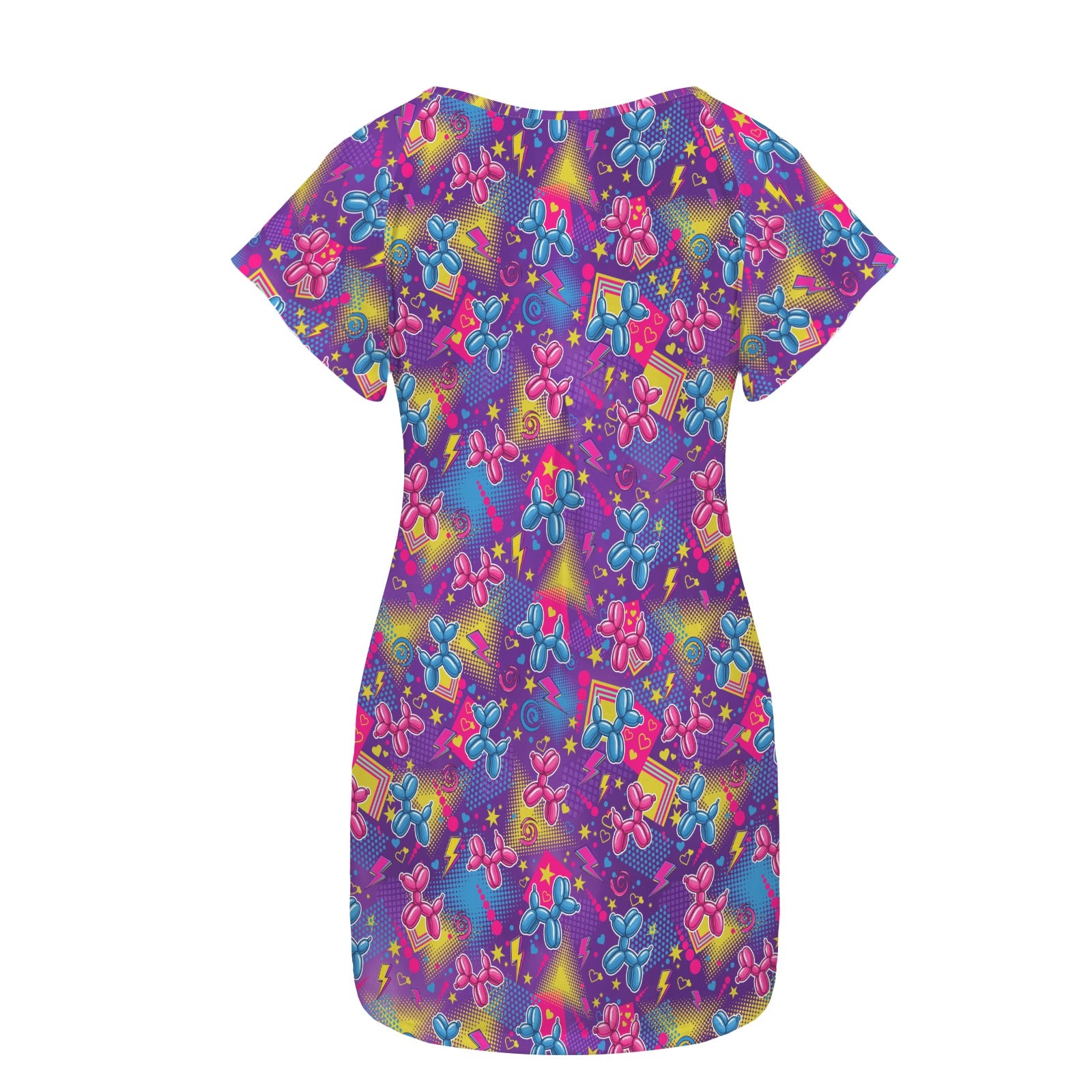 Electric Parade Women's Shirt Dress with Pockets