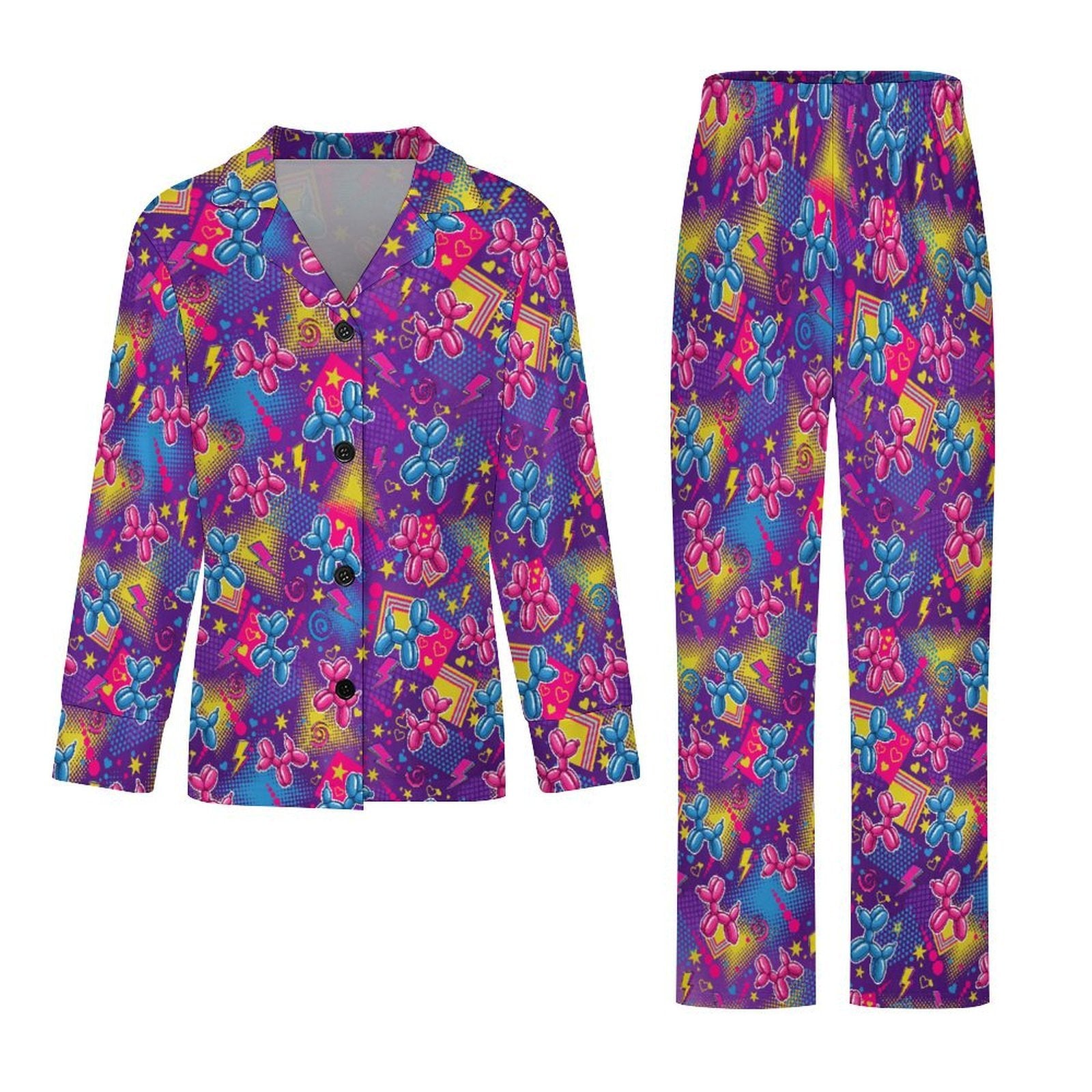 Electric Parade Women's Long Sleeve Pajama Set