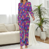 Electric Parade Women's Long Sleeve Pajama Set