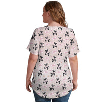 Bow Wow Women's Ice Silk V-Neck Top