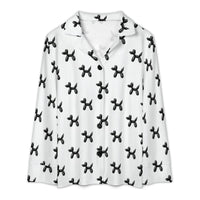 Classy Balloon Dogs Women's Long Sleeve Pajama Set