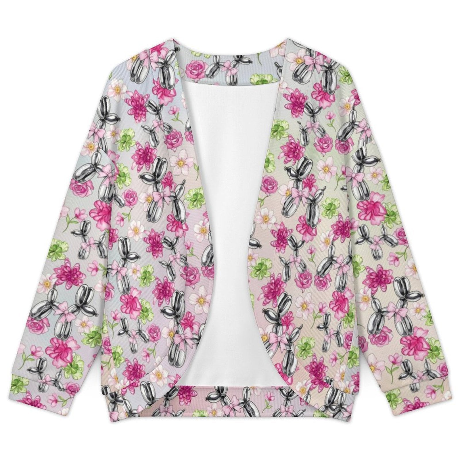 Petal Pop Women's Drop Shoulder Cardigan