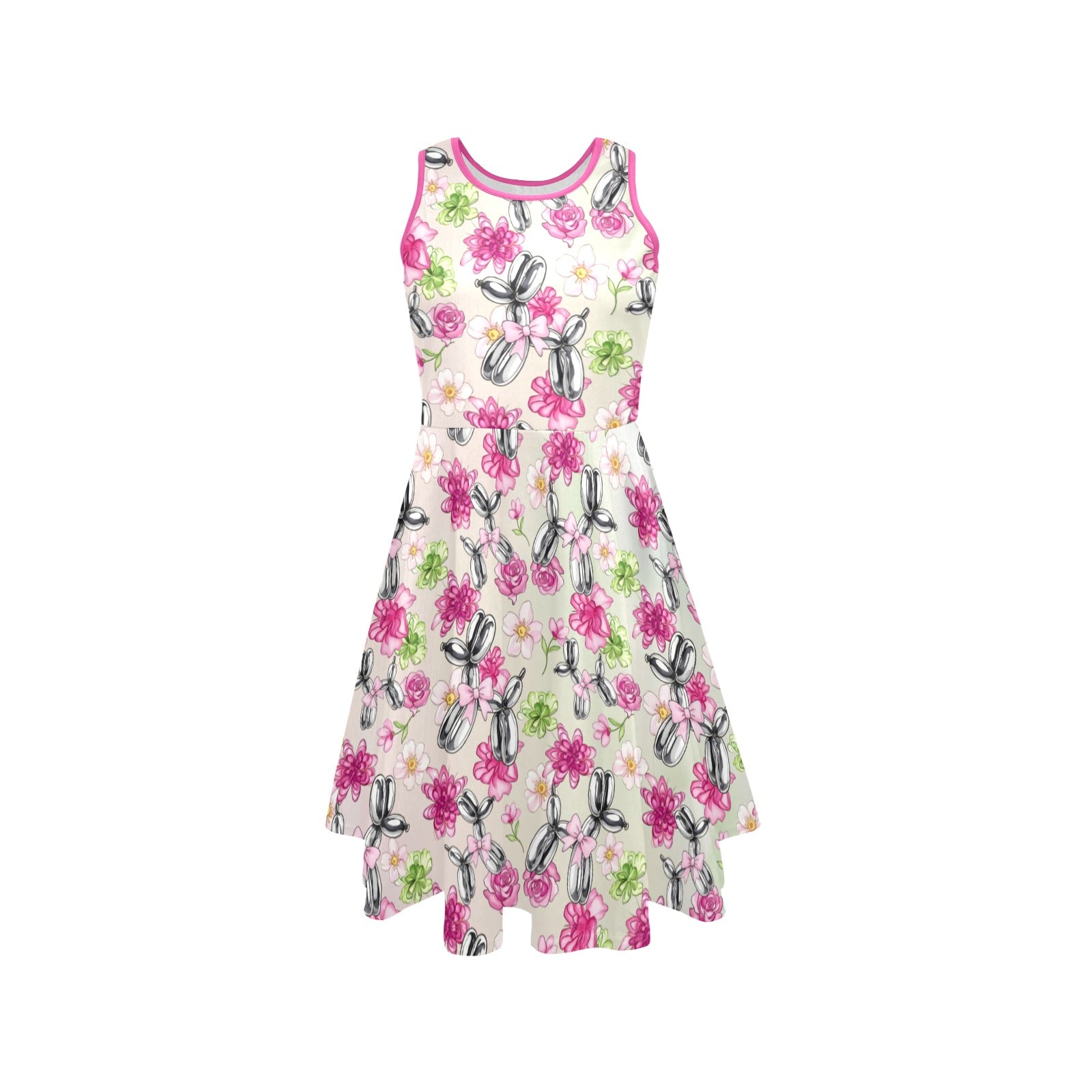 Petal Pop Women’s Fit & Flare Sleeveless Dress