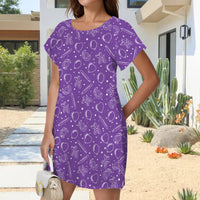 Twisterhood Women's Shirt Dress with Pockets