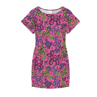 Pop Couture Women's Shirt Dress with Pockets