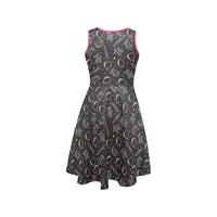 Twisterhood Women’s Fit & Flare Sleeveless Dress