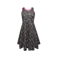 Twisterhood Women’s Fit & Flare Sleeveless Dress