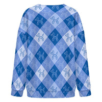 Argyle Afterparty Women's Drop Shoulder Cardigan