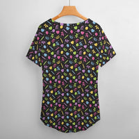Twisty Pop - Women's Ice Silk V-Neck Top