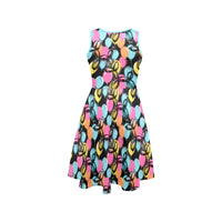 Graffiti Women’s Fit & Flare Sleeveless Dress