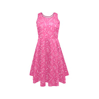 Twisterhood Women’s Fit & Flare Sleeveless Dress