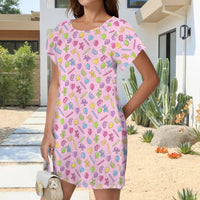 Twisterhood Women's Shirt Dress with Pockets