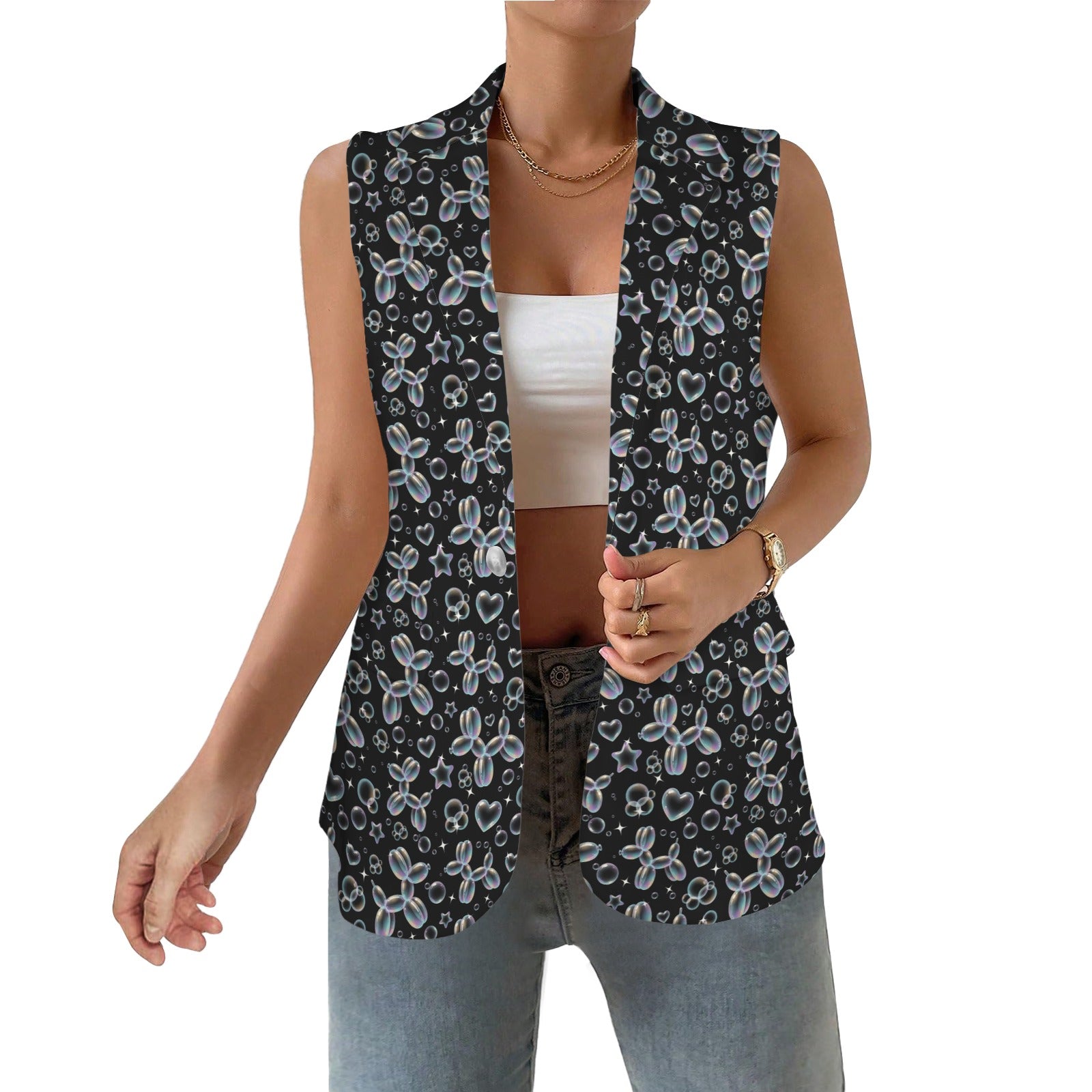 Bubble Balloon Dogs Women's Performance Vest