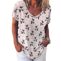 Bow Wow Women's Ice Silk V-Neck Top