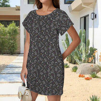 Twisterhood Women's Shirt Dress with Pockets