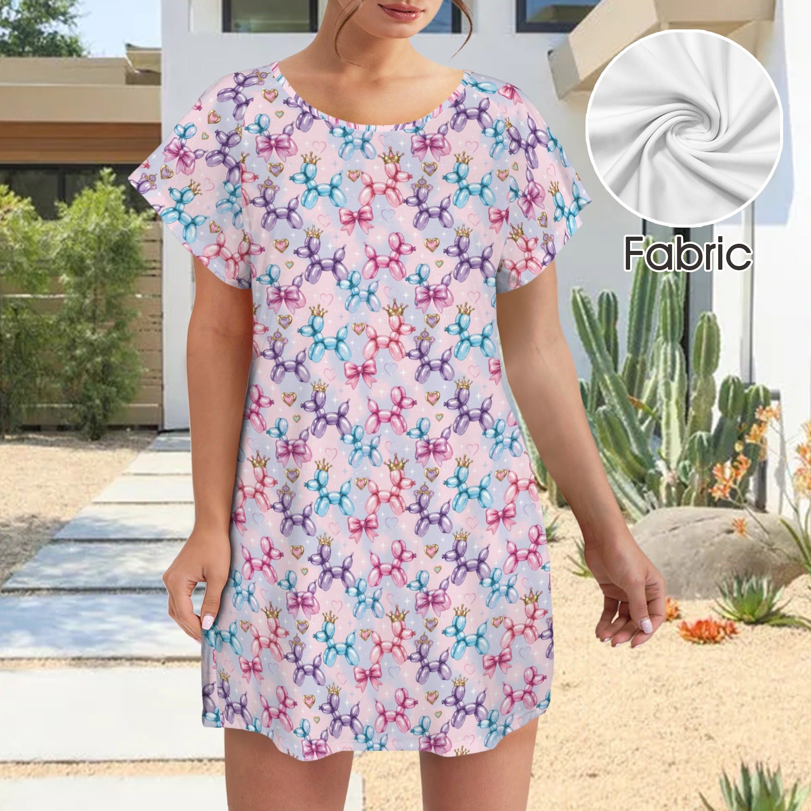Perfectly Princess Women's Shirt Dress with Pockets